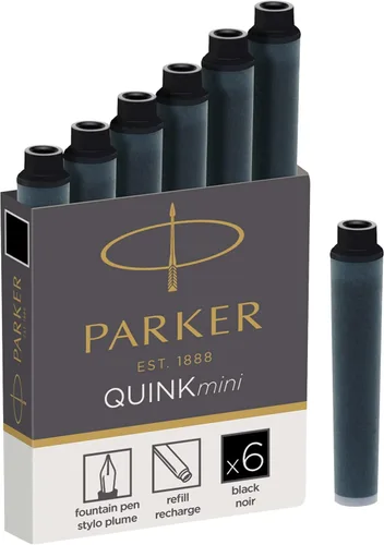 Miniatura 5 de Botella de tinta permanente Parker Quink de 2 fl oz, Negro