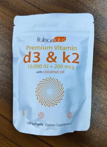 Miniatura 10 de newseel Cápsulas de vitamina D3 K2, suplemento de vitamina D3 y K2, suplemento de vitamina D3 y K2, suplemento D3, cápsulas blandas de aceite
