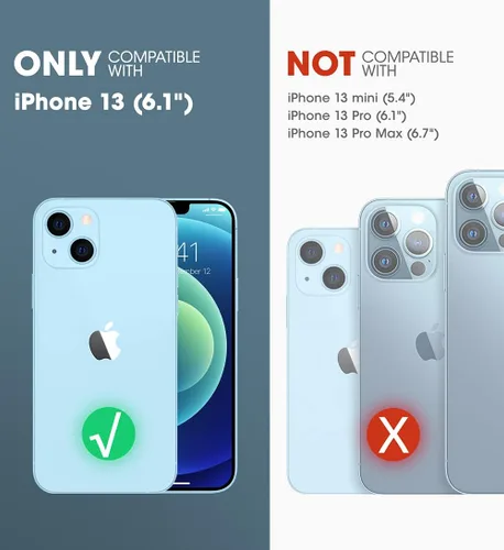 Miniatura 2 de SUPCASE Unicorn Beetle Edge Series - Funda para iPhone 13 (versión 2021) de 6.1 pulgadas, funda transparente de marco delgado con parachoques