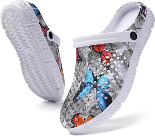Miniatura 7 de Womens Clogs Shoes Unisex Summer Garden Clogs Shoes Non-Slip Quick Drying Sandals Casual Slippers
