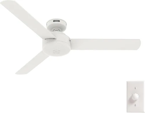 Miniatura 19 de Hunter - Ventilador de techo de 44 pulgadas para interiores sin luz - Ventilador de techo moderno sin luz, 3 aspas, montaje estándar