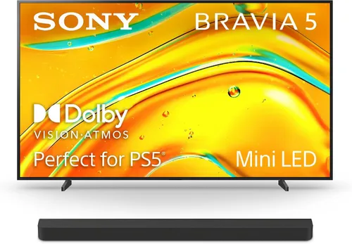 Miniatura 16 de Sony BRAVIA 5 TV inteligente Mini LED 4K de 55 pulgadas (K-55XR50) y barra de sonido BRAVIA Theater Bar 8 de 11 altavoces con Dolby Atmos