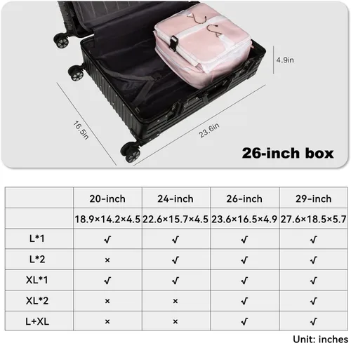 Miniatura 17 de TABITORA - Estantería portátil y plegable de gran capacidad con ganchos para colgar, ideal como almacenamiento para viajes