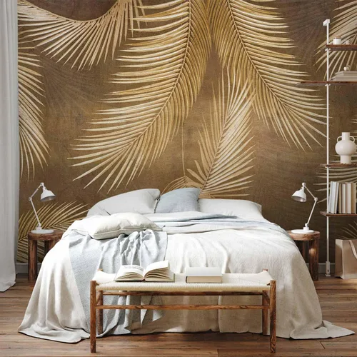 Miniatura 5 de artgeist Mural de pared Hojas tropicales de 79 x 55 pulgadas, papel tapiz no tejido, decoración de pared, impresión fotográfica, diseño de imagen