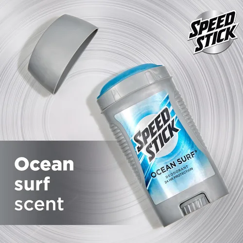 Miniatura 6 de Speed Stick Desodorante para hombres, Ocean Surf, 3 onzas, paquete de 4, el empaque puede variar
