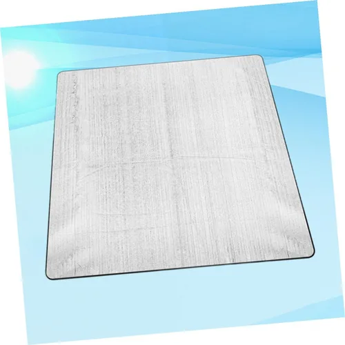Miniatura 6 de POPETPOP Alfombra de picnic a prueba de humedad para exteriores, película de aluminio, manta para dormir, cojín ligero y plegable para senderismo