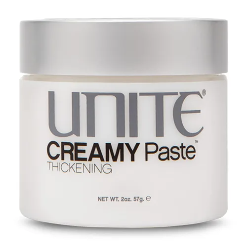 UNITE Pasta cremosa para el cabello, pasta de peinado versátil para textura, definición y fijación construible, añade grosor y separación