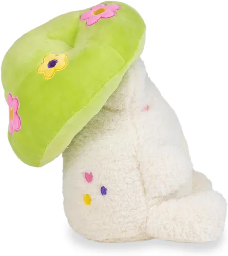 Miniatura 5 de Cuddle Barn PlushGoals - Groovy Daisies Toadstool Wawa The Froggie Soft Kawaii Flower Cute Frog Juguete de peluche de rana, 9 pulgadas