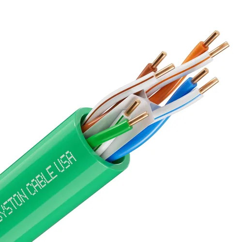 Miniatura 13 de Syston Cable Technology Cable de Internet Ethernet Cat6e – 10 pies, 600 MHz 23AWG de alambre de cobre sólido desnudo apto