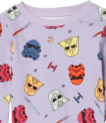 Miniatura 2 de Tienda Essentials Disney Marvel Star Wars Pijama de algodón ajustada para niñas y niños pequeños, paquete de 3