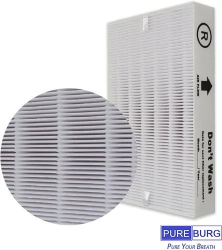Miniatura 3 de PUREBURG Filtro HEPA de repuesto compatible con purificadores de aire Honeywell InSight HPA5300B HPA5350 y PowerPlus HPA3300, HRF-R3 (filtro R)