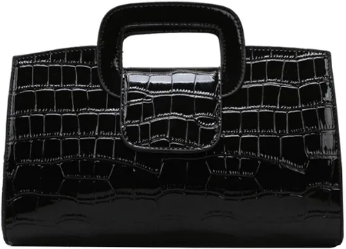 Miniatura 110 de ZLMBAGUS - Bolso de mano para mujer, diseño vintage con solapa y asa, de piel sintética, para llevar al hombro