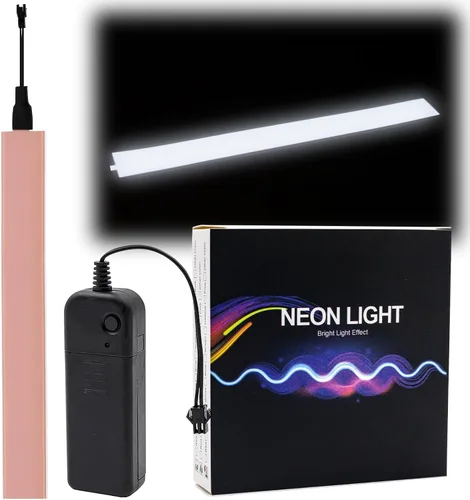 Miniatura 15 de Panel LED flexible, lámina electroluminiscente EL Cinta cortable suave para máscara de ojos, cosplay, decoración de fiesta, bricolaje - Luz Verde