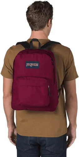 Miniatura 3 de JanSport SuperBreak - Mochila ligera para la escuela, Rojo herrumbre), JS0A4QUT