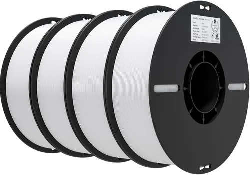 Miniatura 22 de Creality Filamento PLA+ Negro 1.75mm, filamento para impresora 3D de alta resistencia y sin enredos, embalaje al vacío, filamento para impresión 3D
