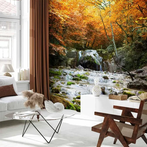 Miniatura 2 de artgeist Mural de Pared Cascada 77x61 pulgadas - Papel Tapiz Autoadhesivo XXL Despegar y Pegar Removible Adhesivo Grande Lámina Decoración de Pared