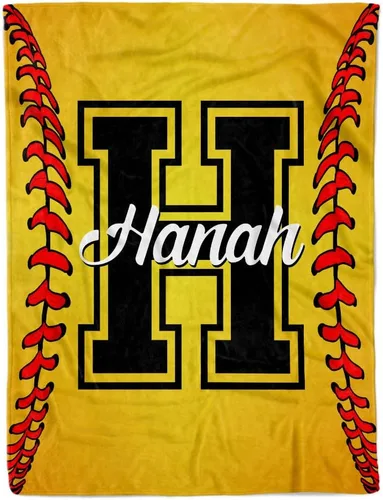 Miniatura 15 de TEEMAN Manta de béisbol personalizada para niño, regalos de noche de béisbol para adultos mayores 2024, manta de bandera estadounidense, regalos