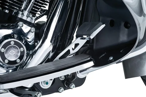 Miniatura 4 de Kuryakyn 9648 Control de Pie de Motocicleta: Pedal de Freno Extendido Girador para Motocicletas Harley-Davidson Touring y Trike 2014-19 con Carenado
