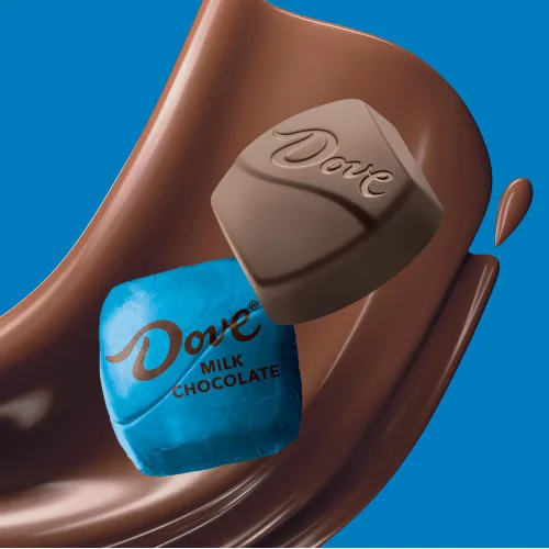 Miniatura 5 de DOVE PROMISES Bolsa de paquete a granel de caramelos de chocolate con leche envueltos individualmente (38.09 oz, 136 piezas)