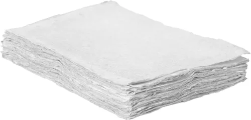 Miniatura 8 de Papel de borde Deckle hecho a mano de 11 x 7 pulgadas, papel de algodón reciclado de 200 GSM, paquete de 25 hojas, perfecto para acuarela, dibujo
