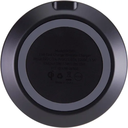 Miniatura 5 de AT&T Almohadilla de carga inalámbrica Qi de 15 W, estación de carga rápida USB-C compatible con fundas para iPhone 17/16/15/14, AirPods, Samsung