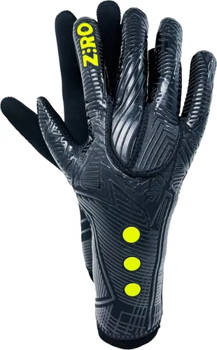 KRONIS Guantes de portero ZRO | Talla 4-11| Adulto y juventud| Guantes sin agarre diseñados para mejorar, manejar, confianza y concentración|