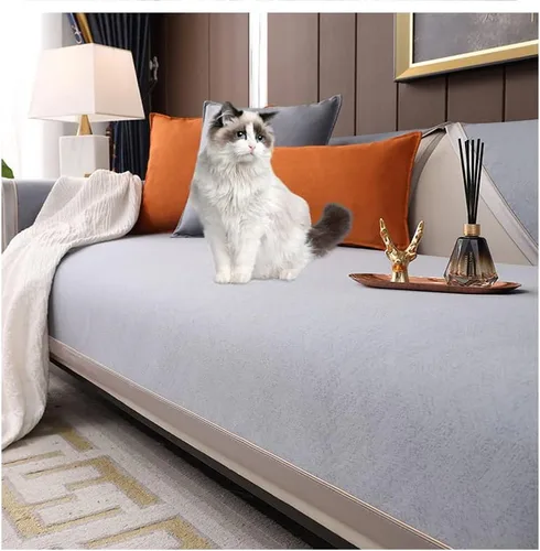 Miniatura 10 de Funda de cojín antideslizante para sofá, protector de muebles, estilo moderno, adecuada para sillón, funda de sofá para sala de estar, funda de Azul