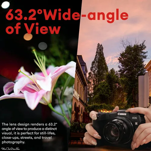 Miniatura 5 de PERGEAR Lente de enfoque manual de marco completo F1.4 de 1.378 in, compatible con cámaras Sony E-Mount A7 A7II A7III A7R A7RII A7RIII A7RIV A7S