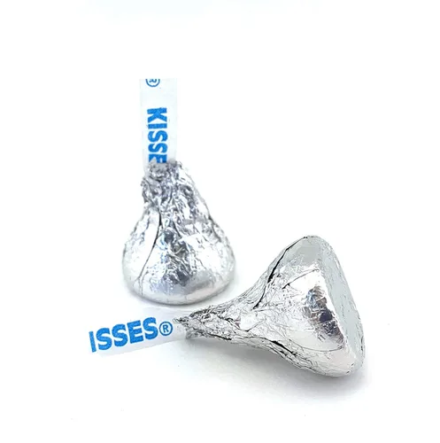 Miniatura 2 de Kisses Chocolate con leche, (más de 327 piezas) 3.5 libras envuelto individualmente en papel de aluminio plateado, bolsa de – perfecta para regalos