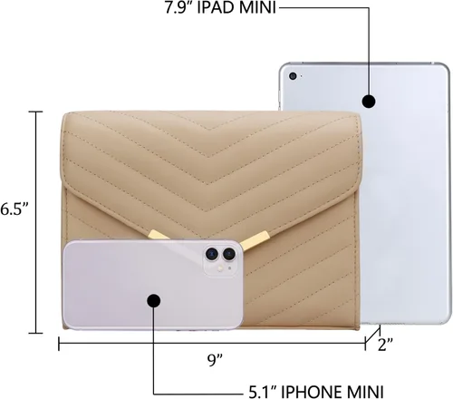 Miniatura 6 de KKXIU - Carteras de mano formales para mujer de cuero vegano, tipo sobre, para noche, clutch, para fiesta, boda, cóctel, nupcial