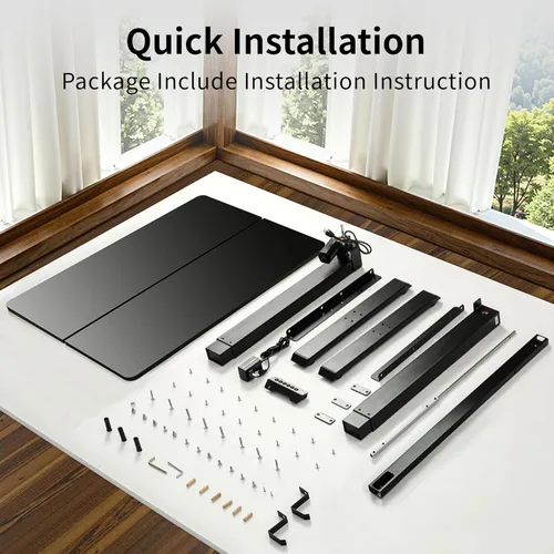 Miniatura 8 de BIZUM - Escritorio de pie eléctrico de 40x24 pulgadas con ajuste de altura y configuraciones de memoria, escritorio ergonómico para sentarse o estar