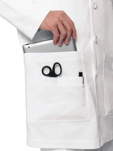 Miniatura 3 de KOI Classics - Abrigo de laboratorio para hombre moderno y profesional
