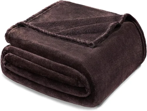Miniatura 22 de Exclusivo Mezcla Manta de vellón para sofá, cama, súper suave y cálida, para uso en todas las estaciones, acogedora, afelpada, ligera, azul hielo