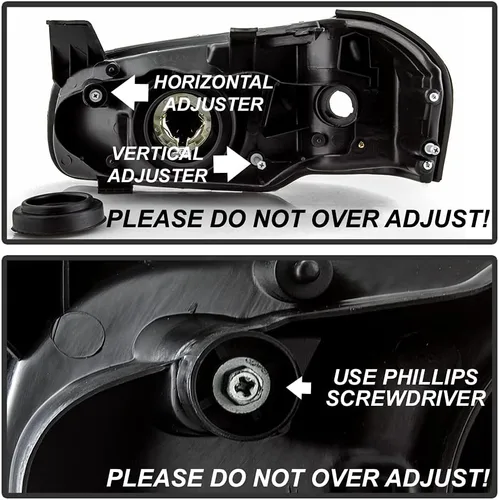 Miniatura 5 de ACANII - Para faros delanteros Nissan Maxima 2000-2001 JDM negros de repuesto 00-01 lado del conductor y del pasajero