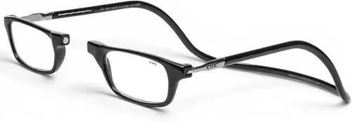 Miniatura 9 de Clic Lentes de lectura magnéticos, lectores ajustables para colgar en el cuello, ajuste seguro con diadema rígida, originales (S-M, tortuga, 2.75)