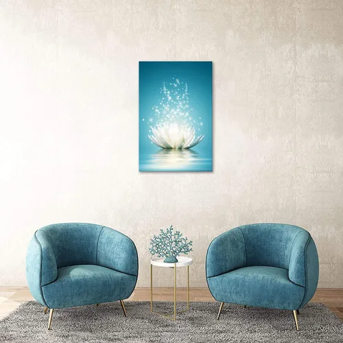 Miniatura 2 de Impresiones en lienzo para pared, imágenes de flores de loto, decoración de baño, pintura zen, spa, fotos, obras de arte enmarcadas para meditación