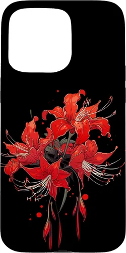 Miniatura 30 de iPhone 14 Red Spider Lily Funda de anime de manga estética japonesa japonesa