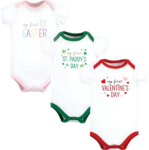 Miniatura 44 de Hudson Baby baby-girls Cotton Bodysuits 3-pack
