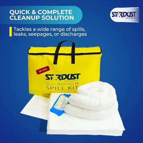 Miniatura 2 de Stardust Spill Products Kit de derrames solo de aceite: solución compatible con OSHA para vehículos, uso industrial y de restaurantes, limpieza