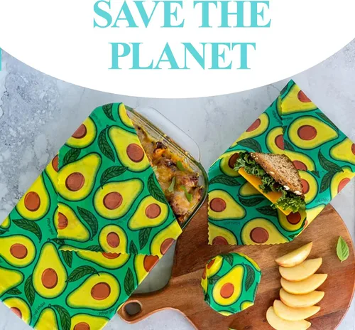 Miniatura 6 de Meli Wraps - Rollo de cera de abeja reutilizable, envolturas de cera de abejas sin residuos para cubrir alimentos, rollo de cocina