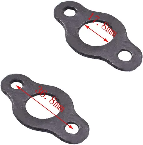 Miniatura 3 de Nueva junta de brida de tubo de 10 unids para 49cc 66cc 80cc 2 tiempos motor motorizado bicicleta