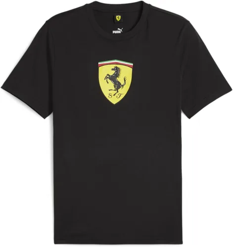 Miniatura 6 de PUMA Mens Scuderia Ferrari Race Tonal Shield Crew Neck Short Sleeve Casual Tops Casual
