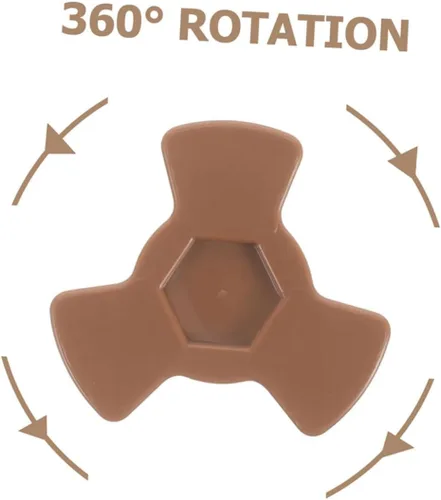 Miniatura 7 de 8 piezas universal para microondas, soporte de acoplador de plato giratorio de plástico resistente, eje de transmisión compatible con modelos