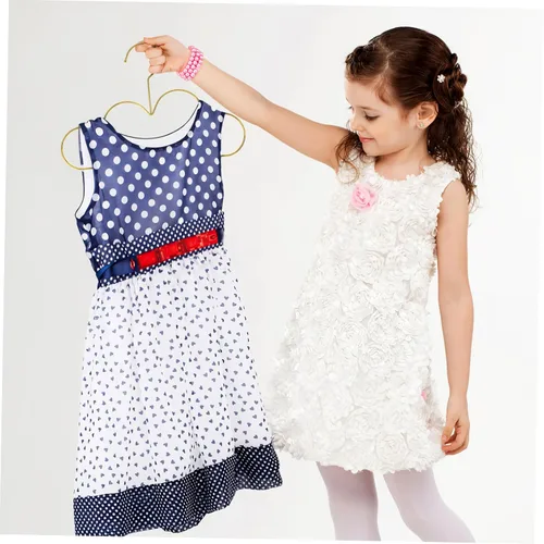 Miniatura 4 de Alipis Perchas doradas con forma de nube, 5 unidades, para ahorrar espacio, encantadoras perchas para ropa de bebé, perchas para niños, perchas