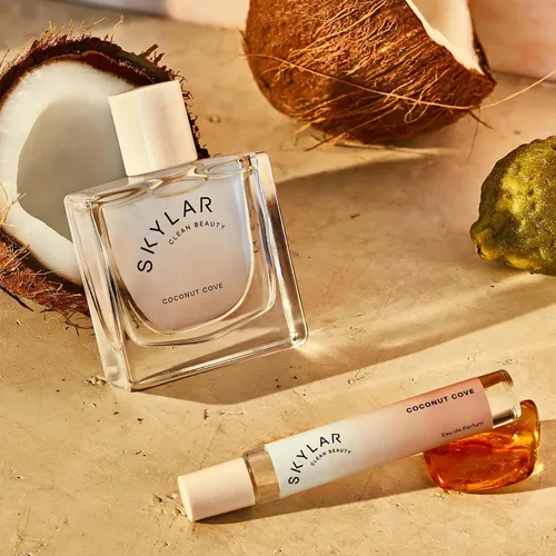 Miniatura 4 de Skylar - Perfume Coconut Cove, Eau de Perfume, hipoalergénico y limpio, para mujeres y hombres, vegano y seguro, frutal y fresco, con notas