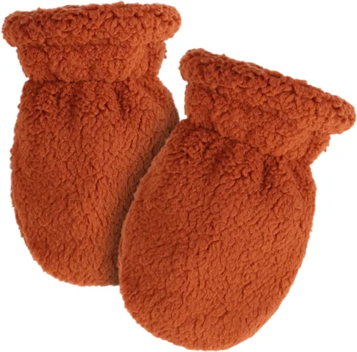 Miniatura 2 de Zsedrut Guantes de invierno para bebés y niños, guantes cálidos con forro polar para niños de 1 a 7 años