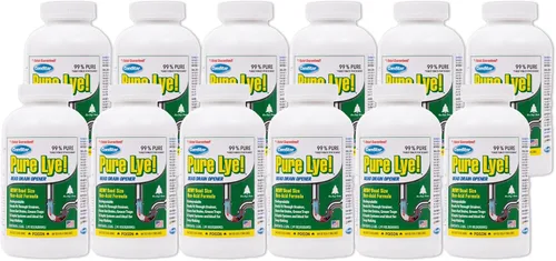 Miniatura 12 de Pure Lye Cuentas 99% puras de hidróxido de sodio Respetuoso con el medio ambiente, fuerza industrial, abridor de drenaje biodegradable Seguro