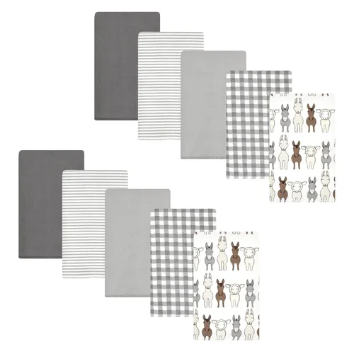 Miniatura 328 de Hudson Baby - Paños unisex de franela de algodón para bebé, bosque, talla única