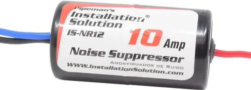 Miniatura 3 de Pipeman's Installation Solution Filtro supresor de ruido en línea de 10 amperios – (2 unidades) eliminador aislante universal de 12 voltios de audio