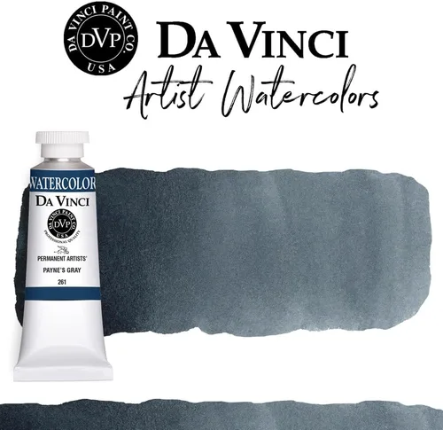 Miniatura 116 de DA VINCI PAINTS Pintura Acuarela Profesional para Artistas, Alizarin Crimson (Quinacridone), 37ml Índigo